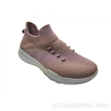 Zapatos casuales cómodos rosados ​​para mujeres